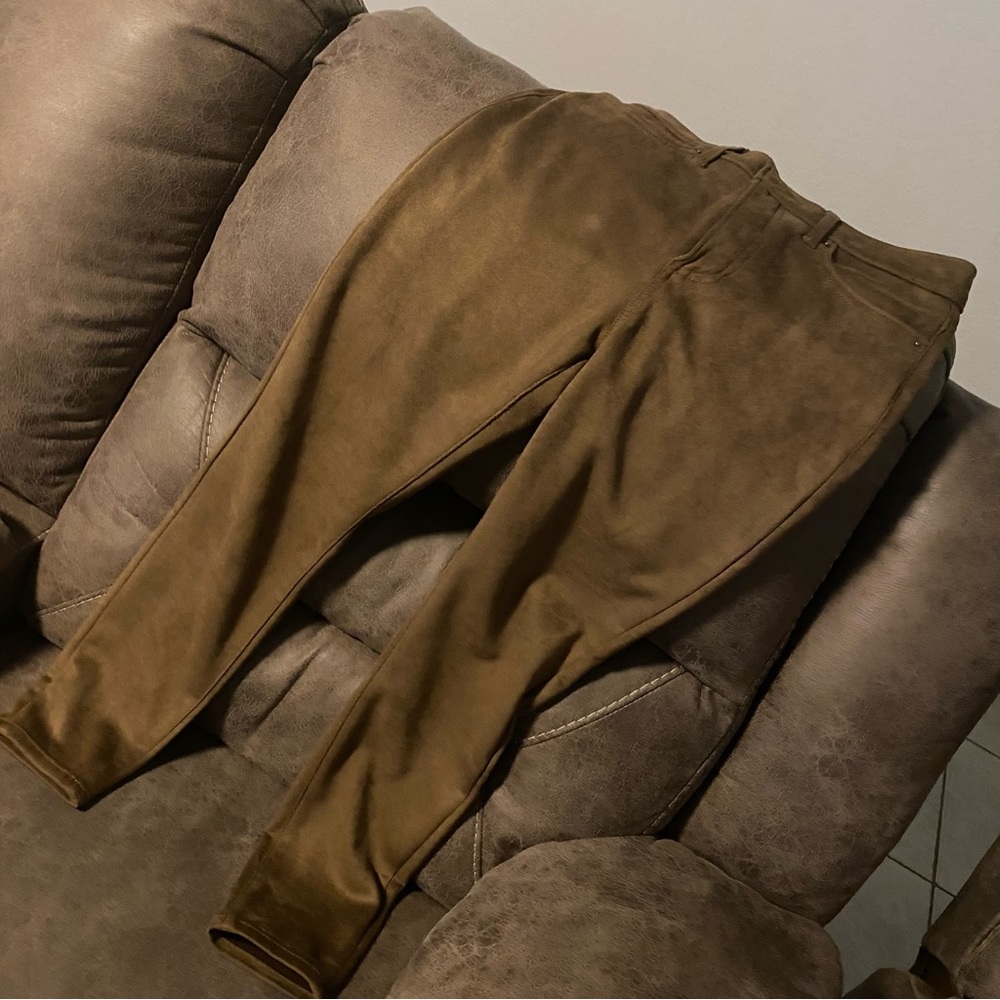 🌸Banana republic brown suede-like pants